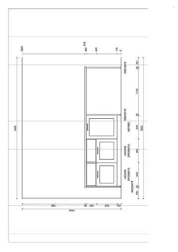 Moderne Einbauküche mit Lacklaminat-Kasettenfronten in schwarz und Kaschmir