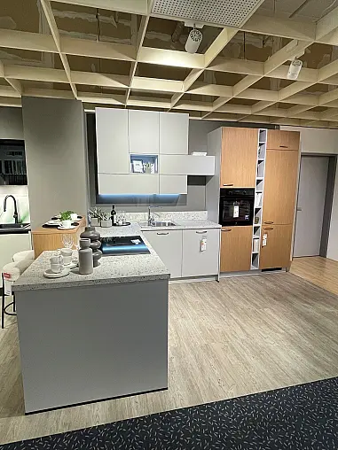 moderne L-Küche / K043