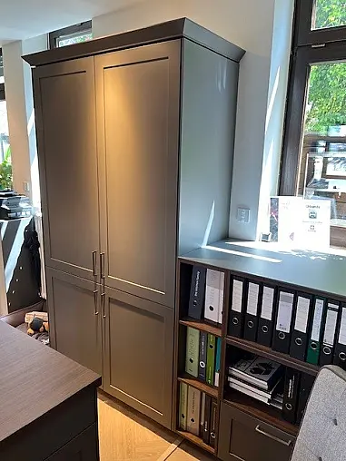 Landhausküche Schiefergrau Lack matt