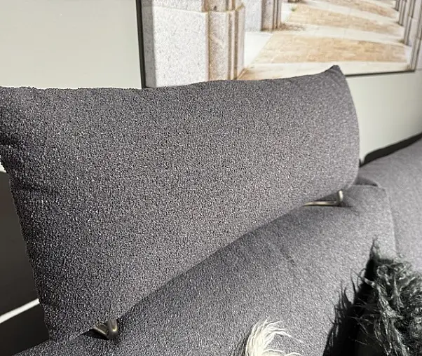 L-Sofa mit Kopfstütze