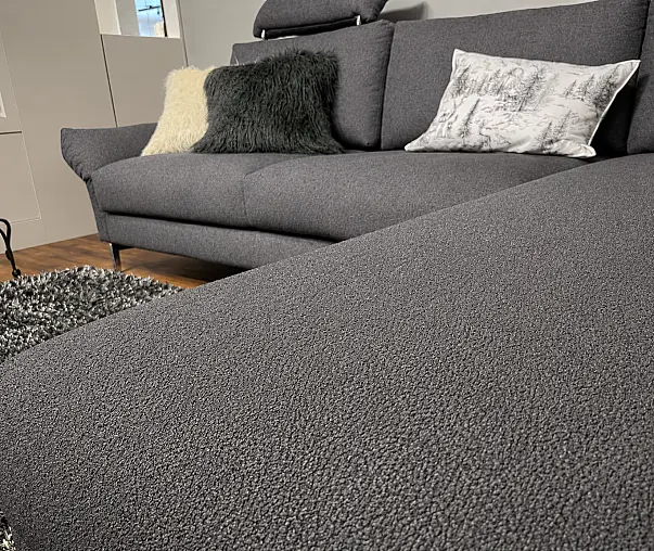 L-Sofa mit Kopfstütze