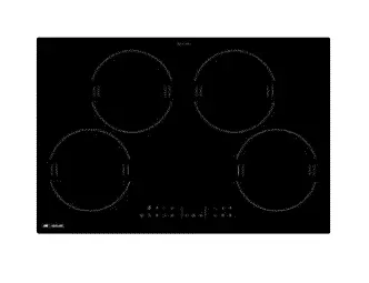 Glaskeramik-InduktionsKochfeld, 80 cm, Bedienung über Touch Elektronik, 4 Kochzonen, SlimFitDesign