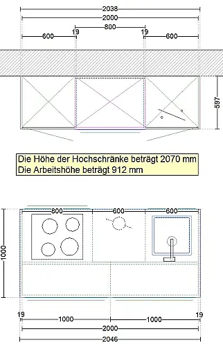 Moderne Inselküche mit Stahleffektlack und Dekton-Arbeitsplatten | Eiche Schubkästen | Bora | Gaggenau | Liebherr | V-Zug | Dornbracht