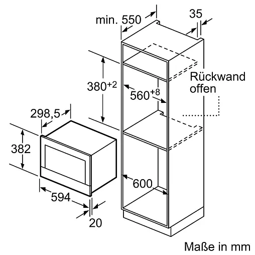 iQ700, Einbau-Mikrowelle, Edelstahl