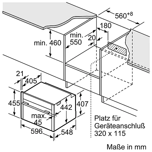 N 90 Kompakt-Dampfbackofen 60 x 45 cm Edelstahl FullSteam mit HomeConnect