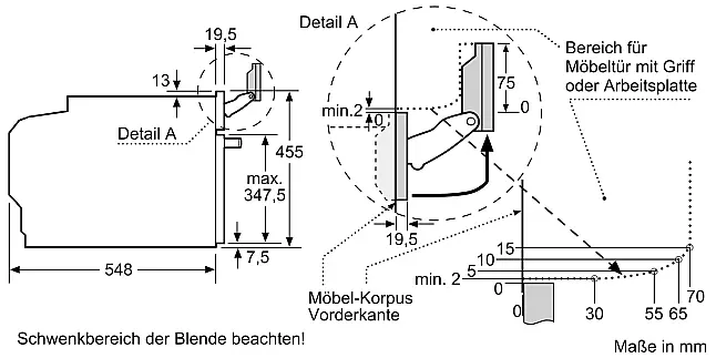 Einbau-Kompaktdampfbackofen 60 x 45 cm Matt schwarz CSG938DM1