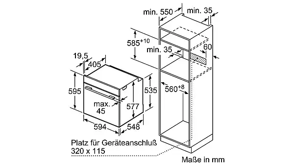 Siemens Backofen iQ700, Schwarz, Edelstahl HB978GMB1 (Lager/NB)