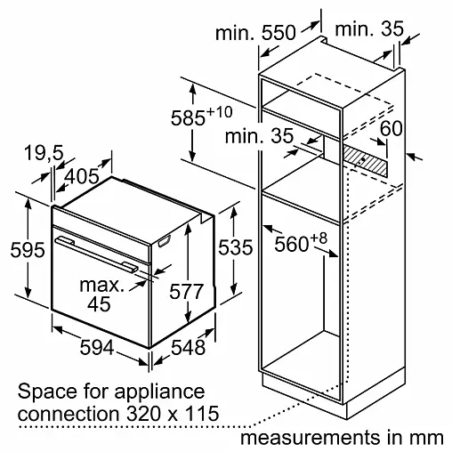 iQ700, Einbau-Backofen, 60 x 60 cm, schwarz