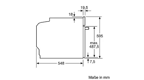 Siemens Backofen iQ700, Schwarz, Edelstahl HB978GMB1 (Lager/NB)