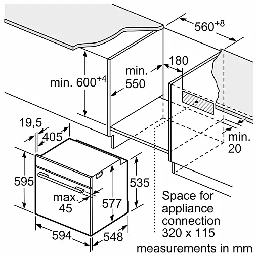 iQ700, Einbau-Backofen, 60 x 60 cm, schwarz