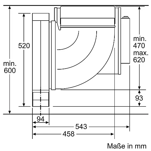 Kombination aus Tischlüftung und zwei Dominokochstellen Induktion 30 cm