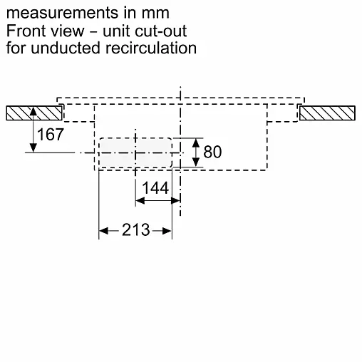Serie 4 Induktions Kochfeld mit integriertem Dunstabzug 60 cm Rahmenlos aufliegend
