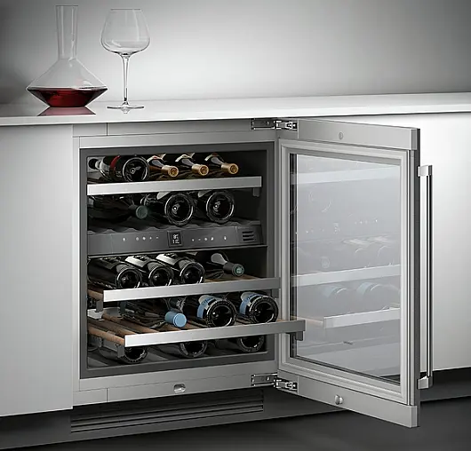 Serie 200, Weinkühlschrank mit Glastür, 82 x 60 cm