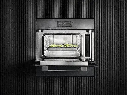 Miele Dampfgarer mit Mikrowelle obsidianschwarz oder in Edelstahl