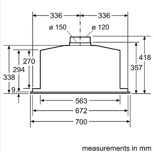 Neff Lüfterbaustein D57ML67N0