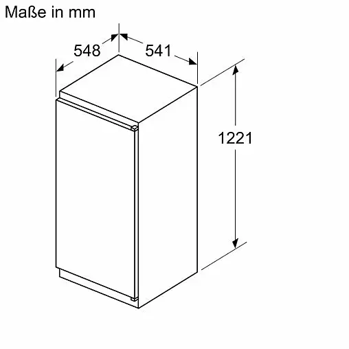 Neff Einbaukühlautomat 122 cm Schlepptüre