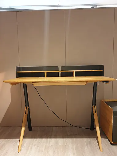 pisa Schreibtisch mit Container mit Großraumlade