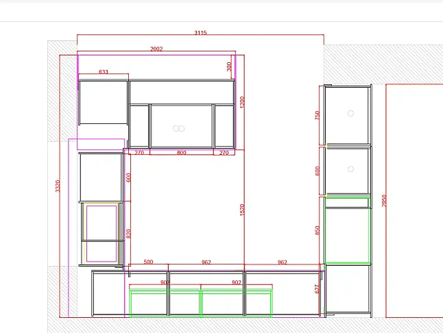 Individuell gefertigte Maßküche - exklusives Planungsbeispiel mit transparenter Kalkulation zur realistischen Budgeteinschätzung .