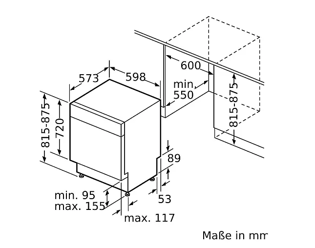 Unterbau Geschirrspüler