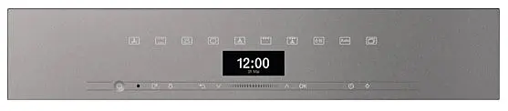 originalverpackter Miele Dampfbackofen, graphitgrau