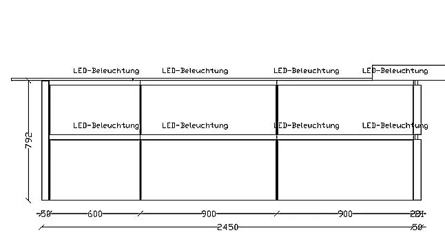 Elegante weiße Küche mit Keramik-Arbeitsplatte in Marmoroptik