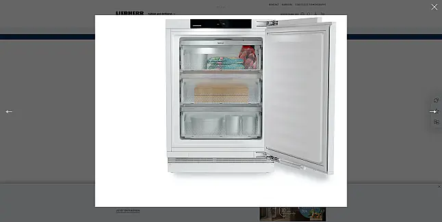 Unterbaufähiger Gefrierschrank mit NoFrost