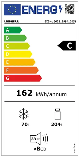 Liebherr Einbau Kühl-Gefrierkombination Plus BioFresh No Frost