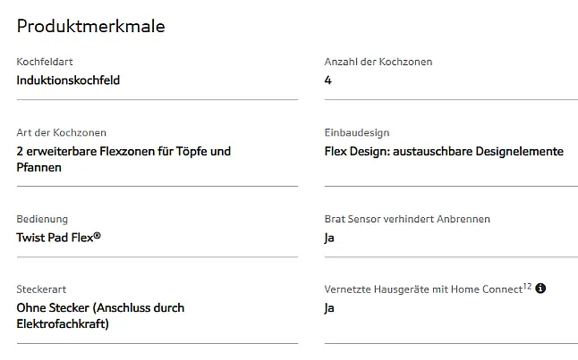 original verpacktes Induktionskochfeld von Neff