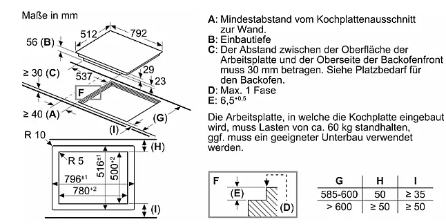 original verpacktes flächenbündiges Induktionskochfeld von Neff