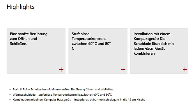Wärmeschublade in Edelstahl von Neff