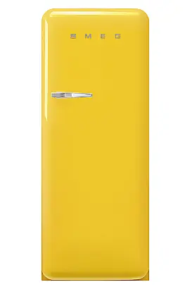 SMEG Standkühlschrank in 50´s Retro Style Design in Gelb