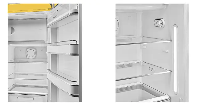 SMEG Standkühlschrank in 50´s Retro Style Design in Gelb