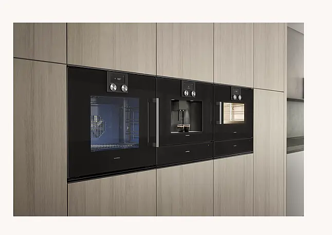 Dampfbackofen 200 er Serie Anthrazit mit Wassertank