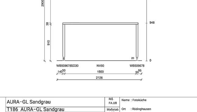 T186 AURA-GL Sandgrau Schichtstoff
