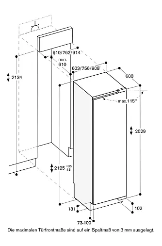 Gaggenau RC492305 Kühlschrank – Ausstellungsgerät | Serie 400 | Premium Einbaugerät