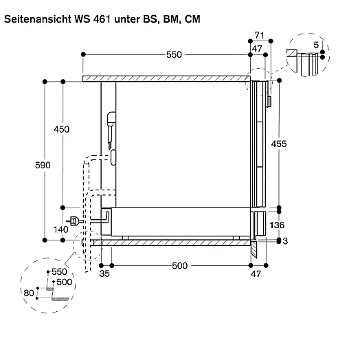 WS461110 Wärmeschublade – B-Ware | Serie 400 | Edelstahl