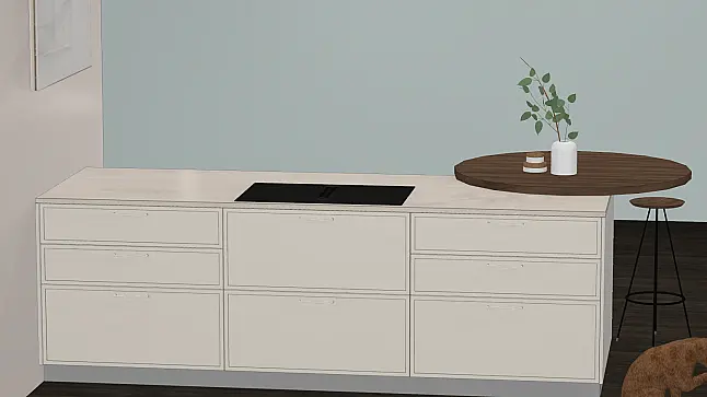 Reduziertes Design mit wohnlicher Wärme