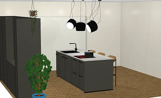 Inselküche - Design trifft auf Gemütlichkeit