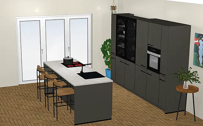 Inselküche - Design trifft auf Gemütlichkeit