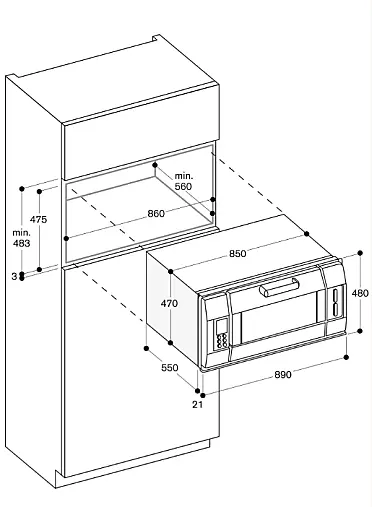 EB388111 Backofen – Ausstellungsgerät | Serie 300 | Edelstahl | 90 cm