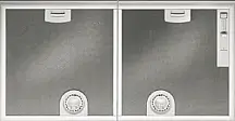 2 x AH273150 Deckenlüfter – Ausstellungsgerät | Serie 200 | Edelstahl | 120 cm