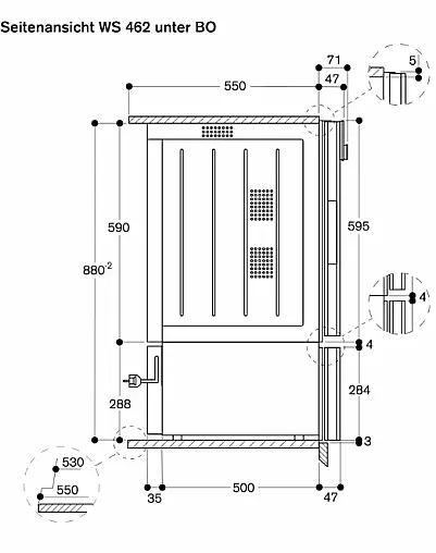 Wärmeschublade – B-Ware | Serie 400 | Edelstahl hinter Glas