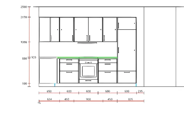 Hochwertige  Landhausküche in L-Form