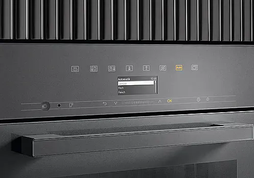 Einbau-Dampfgarer für gesundes Kochen mit Automatikprogrammen und Vernetzung.