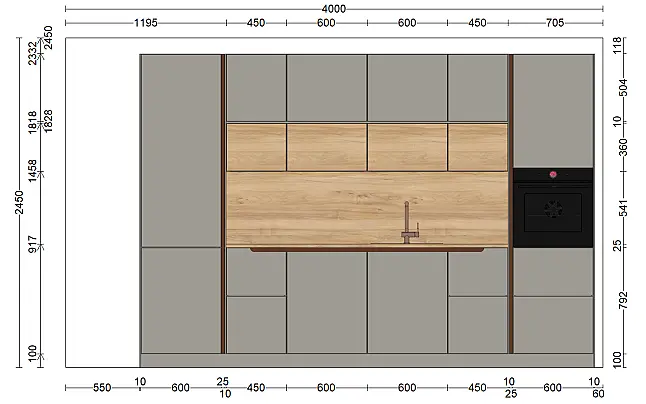 Neue Designer-Küche mit Premium-Ausstattung &amp; Bosch Einbaugeräten