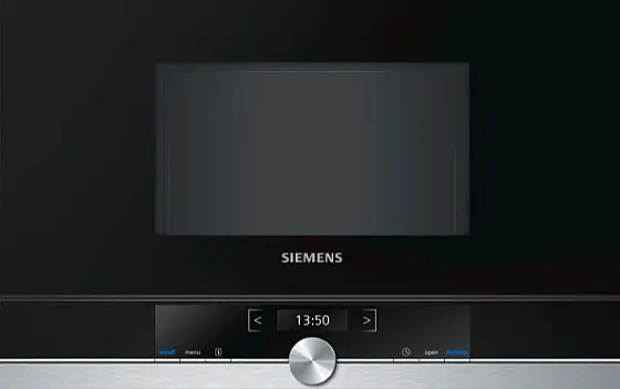 Siemens BF634LGS1 iQ700 – Einbau-Mikrowelle | Ausstellung | 21 L | Edelstahl/Glas