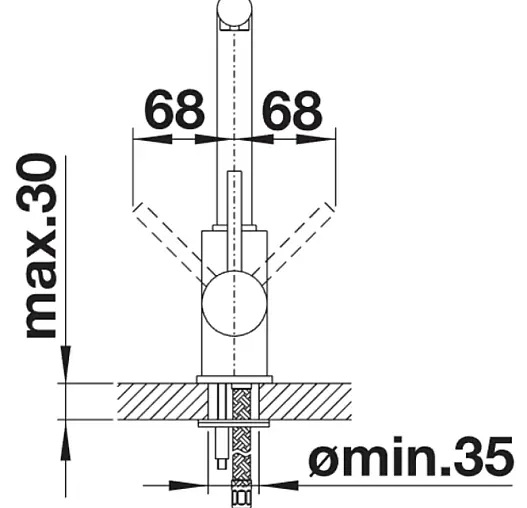 Blanco Armatur Mila 519414