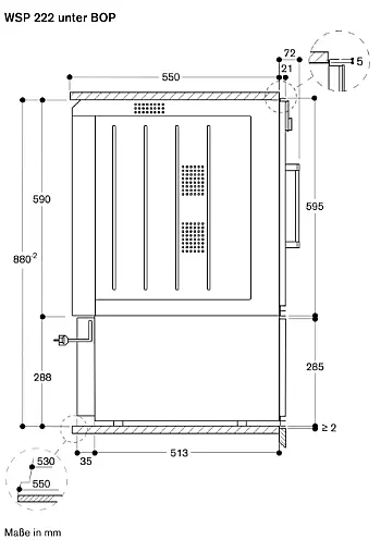 Gaggenau WSP222130 – Wärmeschublade 60 cm – Silber