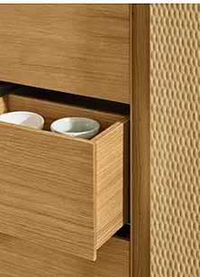 Rattana 8360 Gavi Eiche gebeizt mit Miele Geräten &amp; 4016 Smartglas