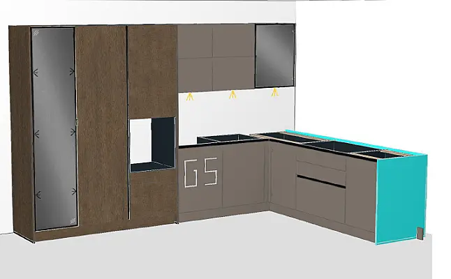 Schüller Designküche Siena &amp; Rocca – Naturstein &amp; Miele